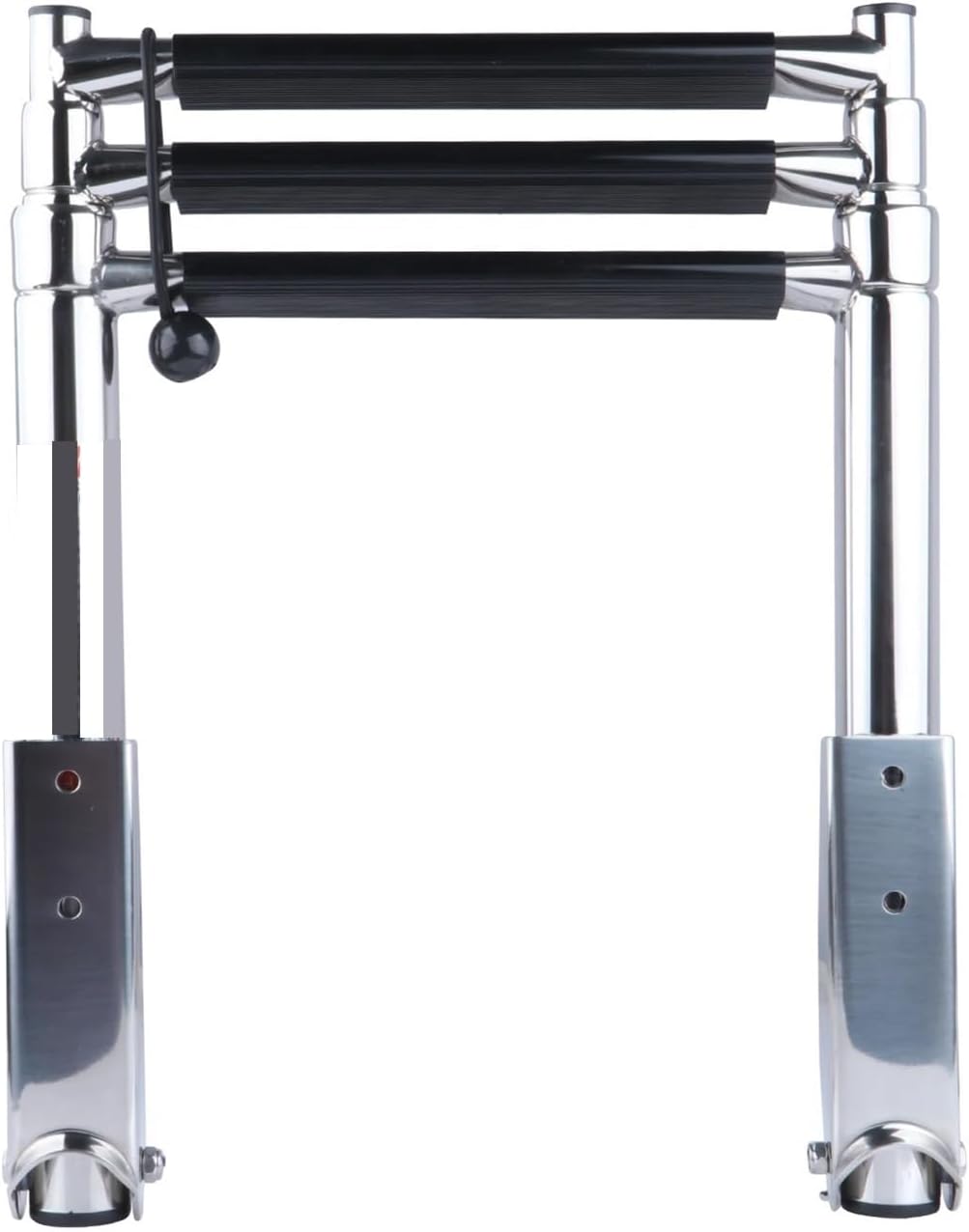 Stainless Steel Marine Boat Ladder, 3 Step, Yacht Polished Telescope, Boat Accessories