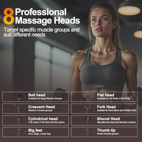 Image of LEERCON Massage Gun Deep Tissue Muscle Back Massager for Pain Relief