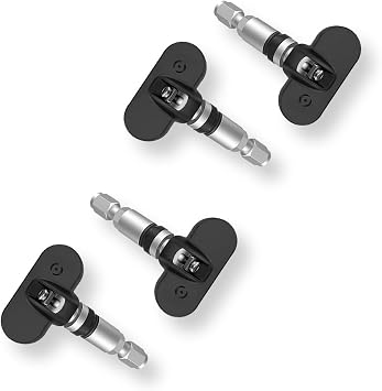 MekedeTech DUDUAUTO Car Built-in TPMS Tire Pressure Monitoring System | Auto Alarm tool USB 4 Built in Sensors