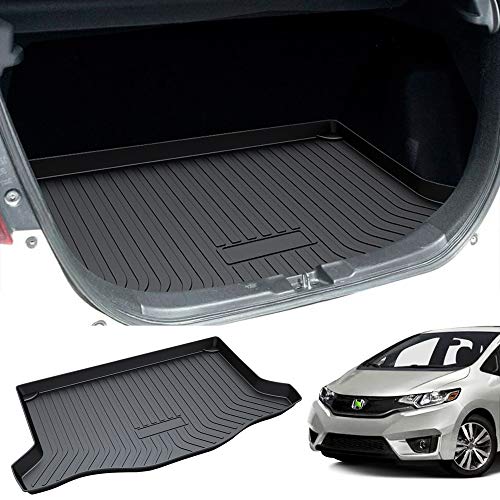 Powerty Cargo Mat Fit for Honda Fit 2015 2016 2017 2018 2019 2020 Trunk Mat Accessories All Weather...
