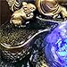 Elegant Ganesh Fountain – Indoor & Outdoor Water Feature, UV & Rainproof Resin Design with LED Illuminated Crystal Ball
