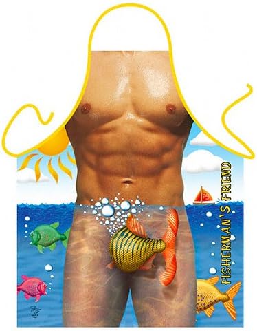 "Fisherman's Friend" - Sexy Kitchen Apron - 100% Polyester