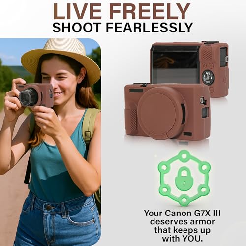 Funda de silicona para Canon PowerShot G7X Mark III miniatura 6