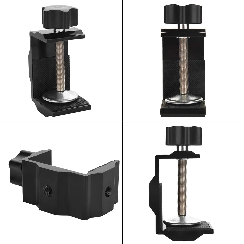 Oumefar Universal Metal Arm Electric Iron Holder Solder Station Clamp Third Hand Soldering Tool Flexible Arms and Rotatable Alligator Clips for DIY Soldering PCB