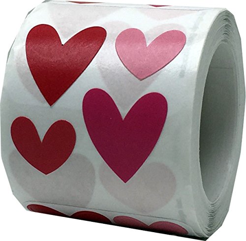 Mini-Herz-Aufkleber für Valentinstag Crafting Scrapbooking 400 Gesamt Aufkleber Cover