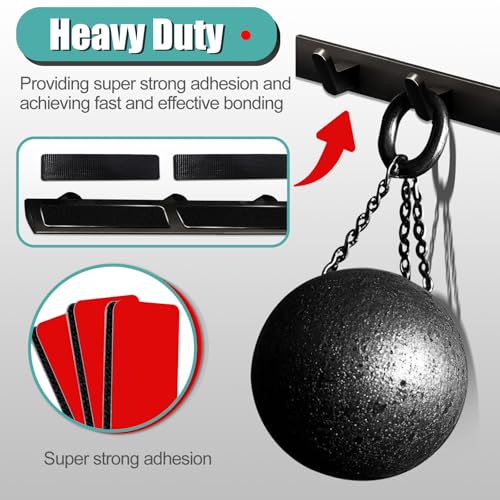 Image of Heavy Duty Hook and Loop Strips - 15 Sets, Waterproof & Heat Resistant, 0.98 inch x 3.94 inch, Self-Adhesive for Cushions, Pictures, Indoor /Outdoor Use