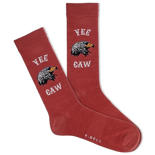 Chaussettes femme K. Bell Yee Caw confectionnées avec soin, nuance Paprika 9-11