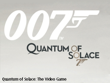 PS3 James Bond Quantum Of Solace 05968 Japonés Ver De Japón UK