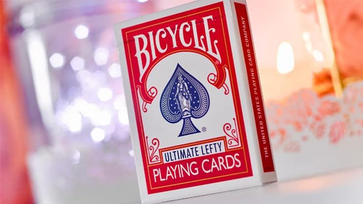 MJM Bicycle Ultimate Lefty Deck Red (Gimmicks and Online Instructions)