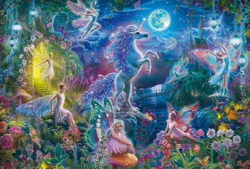 Puzzle 150 pièces Schmidt Spiele Le Conte de Fées de la Licorne Rectangulaire Fantasy / Fées et Licornes Neuf - vue 2