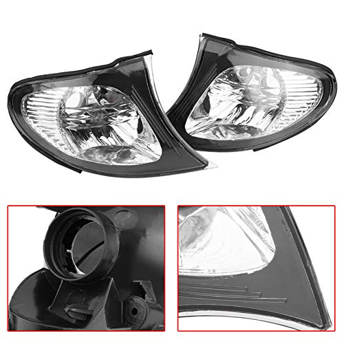 Lentilles de lumière d'angle transparentes ABS pour BMW E46 série 3 - 5
