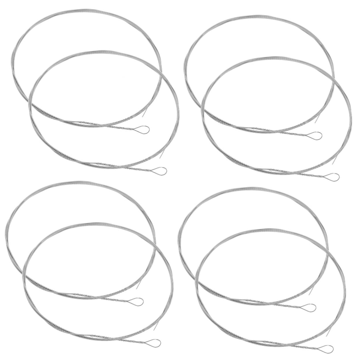 Levemolo 4sets Replacement Dulcimer Strings Metal String Set for Instrument 2pcs*4