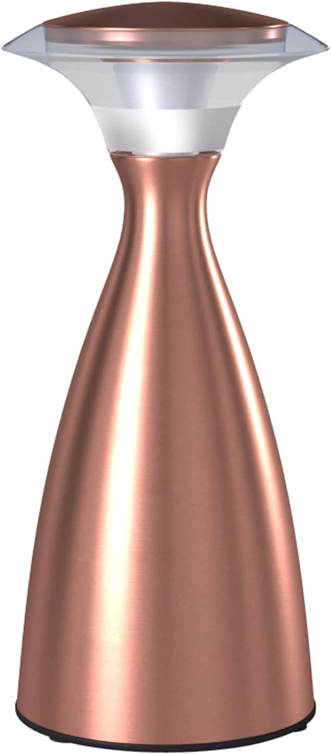 Light It! By Fulcrum, Lanterna Lux, 23-LED Touch Lamp, Battery Operated, Copper