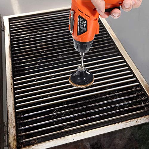 Insma 2 Inch Quick Change Discs 30Pcs Sanding Discs 1Pcs 1/4'' Holder, Surface Conditioning Discs, For Die Grinder Surface Prep Strip Grind Polish Finish Burr Rust Paint Removal #TOP4