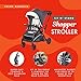 Baby Trend 5-in-1 Kids Shopper and Travel Stroller with Canopy Visor, Storage Basket and 2 Cup Holders, Sit N' Stand, Magnolia - Collapsible Infant and Toddler Stroller and Car Seat Combo System