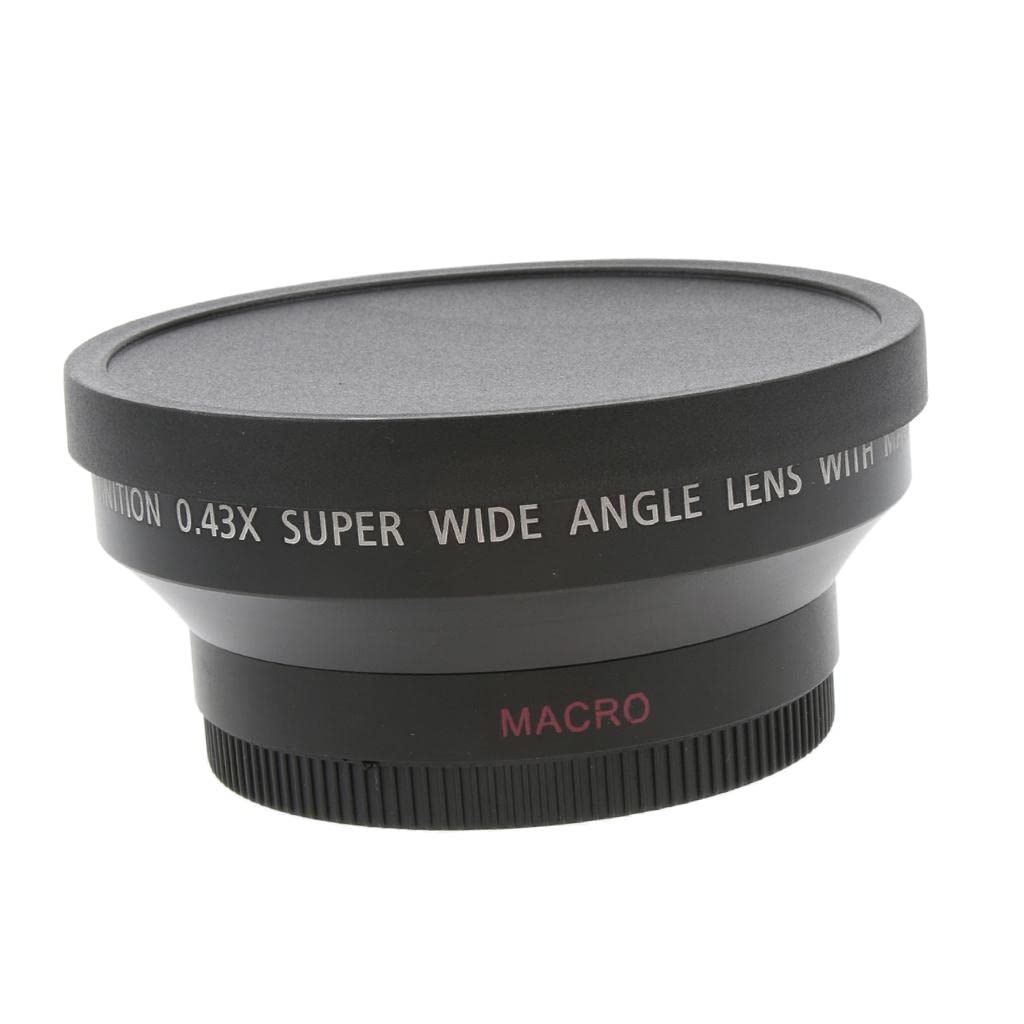 Objectif Convertisseur Grand Angle et 62 Mm 0,43x pour Appareils Photo Numériques DV 0,43x67