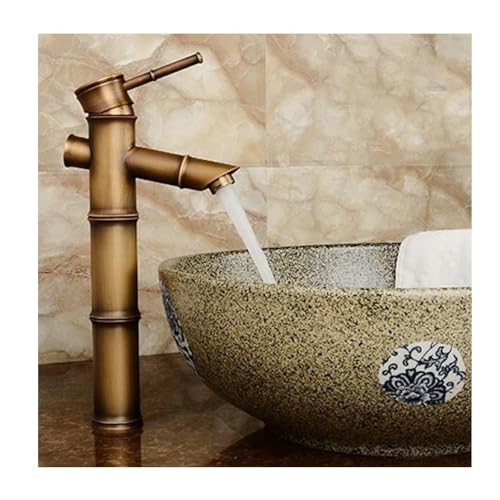 Robinet rétro en laiton mitigeur lavabo salle de bain réglable chaud froid