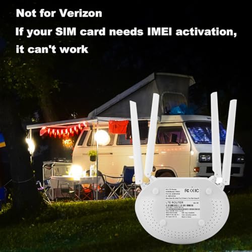 KuWFi WiFi 4G LTE Modem Router with SIM Card, 300Mbps WiFi Cat 4, 4 High Gain Antennas, 4G Router Support 32 Users, VPN, 3/EE/O2/Vodafone, DDNS, FDD, Cloud Service, SIM Plug and Play - Image 6