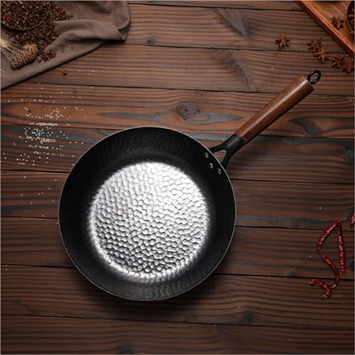 Wok de hierro sin recubrimiento con mango desmontable miniatura 2