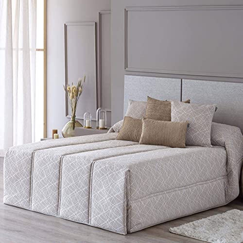 Confecciones Paula - Edredón conforter TAMARIN - Cama 135Cm - Color Beig