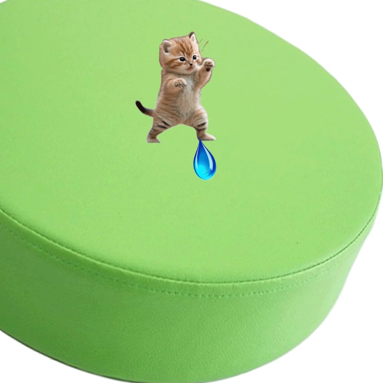 uyeoco Waterproof Memory Foam Round Seat Cushion 3/5/8cm Thick,25/30/35/40/45/50cm Round Stool Cushion, Circle Chair Pad with Removable Cover for Dining Kitchen Bar Chairs(Color 14,40X40X3cm) — image 1