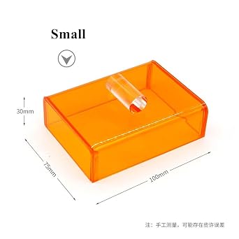Dental Curing Light Protector Box Orange Cover Box(Small)