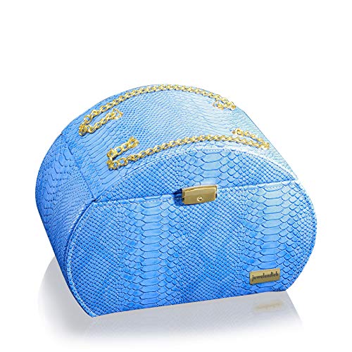 Preisvergleich Produktbild Juwelendieb® Schmuckkästchen Lisa XXL Blau