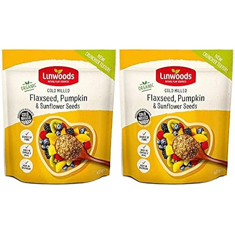 Linwoods Milled Organic Flaxseed Sunflower & Pumpkin Seeds 425g (Pack of 2) Cover