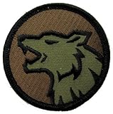 Wolf Head Morale Patch (WOODLAND (Forest))