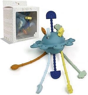 BOBY´S Activity Grab Ball Baby Toys, Sensory Teether Toys, Silicone Teether Motor Skills Toys, Montessori Early Education Toys, Baby Toys for 0-36 Months Kleinkind Baby