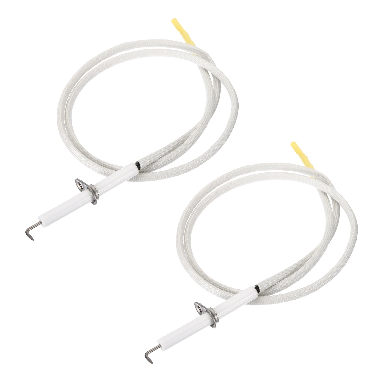 PATIKIL 2pz Ceramica Scintilla Elettrodo Accenditore con Filo Pb Ricambio per Bbq Grill e Gas Grill Modelli