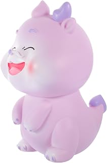 Shatterproof Dragon Piggy Bank for Vinyl Coin Saving Jar with Cartoon Design Money Box for Boys and Fun Year Dragon Decor