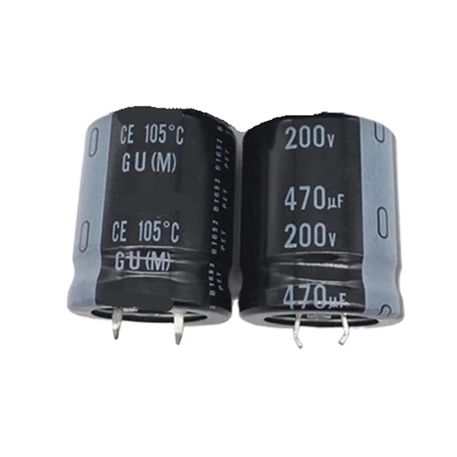 Condensateur GU 470uF 200V à haute tolérance pour filtrage stable