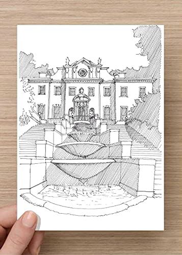 D&S Sketch book 140 g/m², caderno desenho, A5, retrato, 80 fls