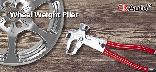 Ckauto Wheel Balancing Weight Plier Hammer Tool, Wheel Weights Clip On #TOP2