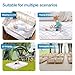 Feisaibaoly Pack and Play Mattress (38 “x26 ”x1.5),Skin Friendly Fabric, Soft, Breathable and Quiet, Provides Baby Friendly Support and Helps Healthy Spine Development,Pack and Play Topper.