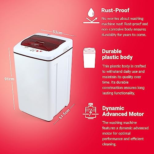 Image of Akai 6.5 Kg Fully-Automatic Top Loading Washing Machine (AKFA-65DWRPF)