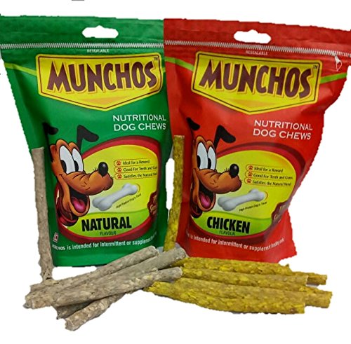 Munchos Combo Offer Chicken Sticks for Dogs 450gm + Natural Sticks 450gm (Pack of 2) (B07DCS4THP) Amazon Price History, Amazon Price Tracker