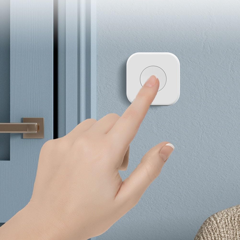 RANRAO Smart Scene Switch Push Button, ZigBee Dimmschalter, für Tuya -ZigBee Hub erforderlich, Smart Home Automation Szenario Schalter für Tuya, Smart Life/Tuya APP (5x)