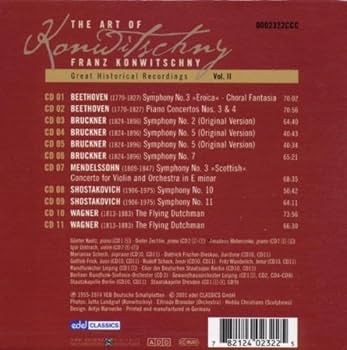 Amazon.co.jp: The Art of Konwitschny - Great Historial