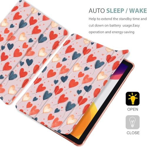 Coque iPad Pro 11 cœurs et ballons pour protéger votre tablette créative