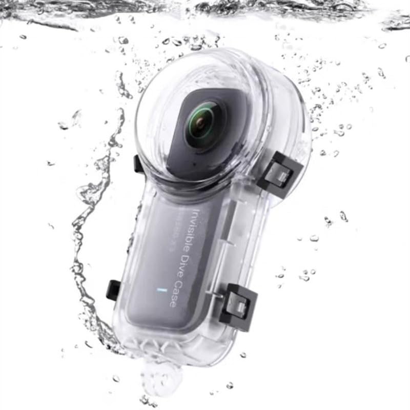 Levigo Sport Camera Diving Protective Case Waterproof Housing Shell For Insta360 Go 3 Thumb Camera Action Camera Underwater 40m Photography Protective Cover