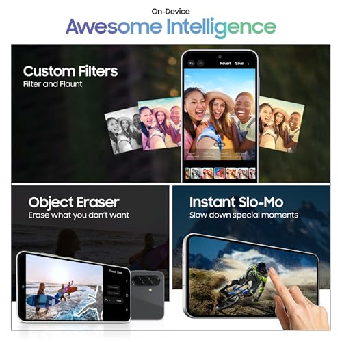 Image of Samsung Galaxy A36 5G (Awesome Black, 12GB, 256GB) | Awesome Intelligence: Circle to Search, Intelligent Editing | Awesome 4nm Snapdragon Processor | Flagship Grade Selfie Camera