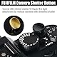 4 Stück Camera Shutter Button, Volles Kupfer Konkaver Auslöser Knopf, mit Gewindeschraube Weicher Auslöser, für Leica, für Fujifilm X100VI X-T30 X-T20 X-T10 X-T5 X-T4 X-T3 X-PRO