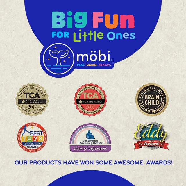 Mobi Lookee Miroir de Bain sensoriel – Miroir de bébé incassable et de qualité Alimentaire en Silicone pour s'amuser dans la Baignoire, Jouets pour Tout-Petits et bébés, sans BPA et phtalates