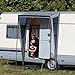 BERGER Vordach Eingangs-Schutzdach für Caravans und Reisemobile, beidseitiger Schutz, 150 x 90 cm