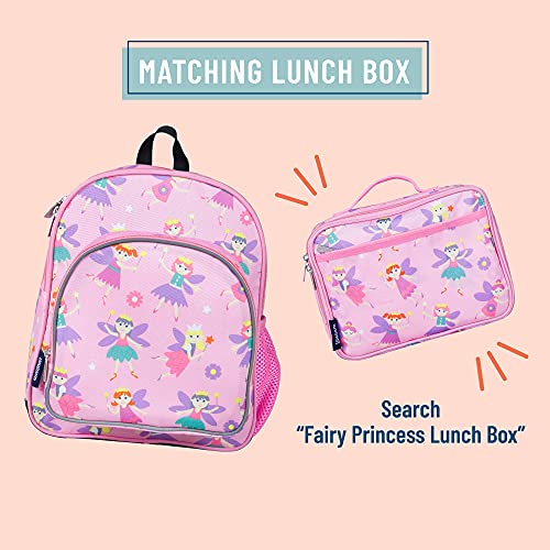 Image of Wildkin 12 Inch Toddler Backpack for Kids, Fairy Princess | Ages 3-7, lightweight toddler backpack for daycare, preschool, and travel
