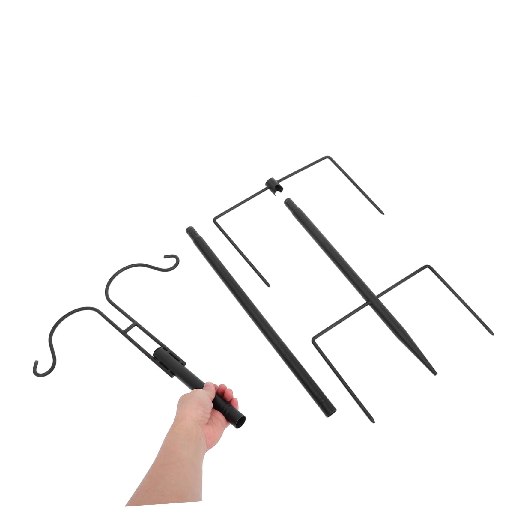 Toddmomy Gancio Per Lanterna Da Esterno Ganci Da Pastore Per Mangiatoie Per Uccelli Alto Resistente Per Appendere Per Piante Sospese Esterni