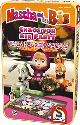 Schmidt Spiele 51289 - Mascha und der Bär, Chaos vor der Party