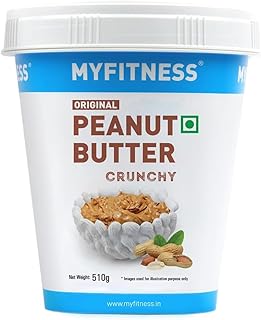 Original Crunchy 510g | 25g Protein to Boost Energy | Tasty & Healthy Nut Butter Spread | Vegan | Cholesterol Free, Gluten Free | Zero Trans Fat | Crunchy Peanut Butter